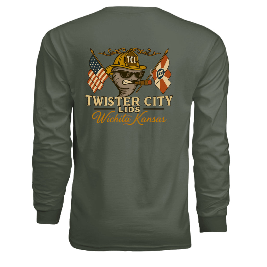 MILITARY GREEN - BACK