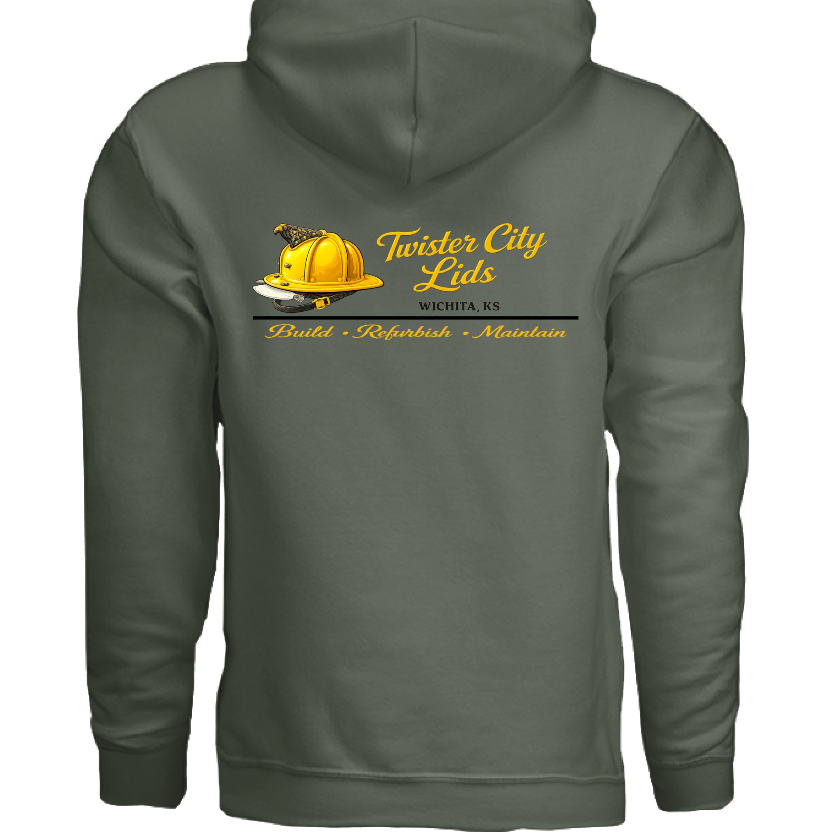 MILITARY GREEN - BACK