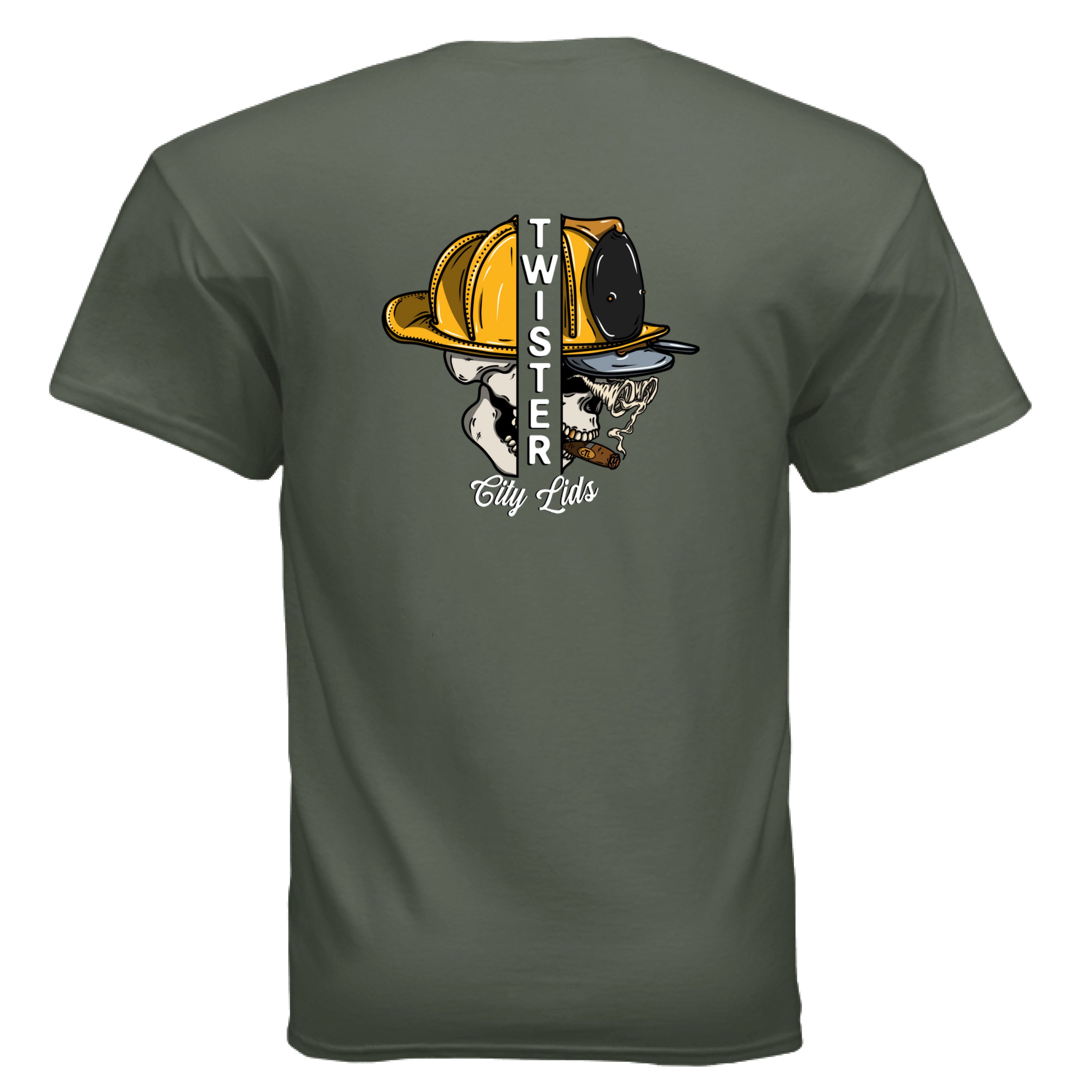 MILITARY GREEN - BACK